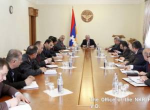 Karabakh president discusses socioeconomic development of southern regions