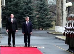 После  обеда президент Грузии покинет Армению