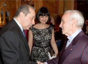 Theatrical performance in honor of Charles Aznavour