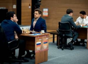 Levon Aronyan again played a draw