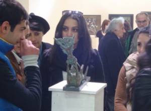 Young artists' exhibition opened