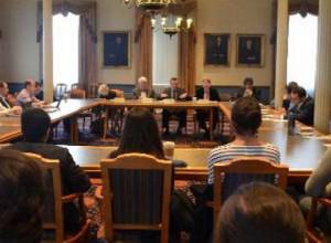 Roundtable discussion on Azerbaijan-Karabakh conflict at Tufts University