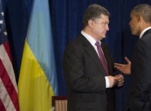 Obama meets with Petro Poroshenko, offers military aid to Ukraine