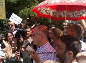 Politicians also take part in the action