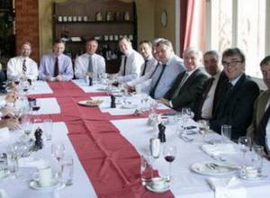 Working dinner with Ambassadors