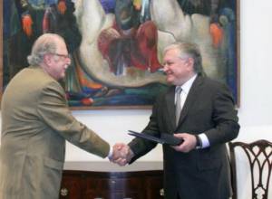 Nalbandyan received philanthropists