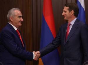 Armenian Parliament Speaker, Chairman of Russian State Duma meet in Moscow