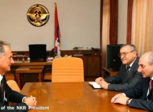 Artsakh President received famous athlete
