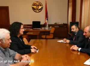 Artsakh President meets American Armenian public figure Anna Astvatsaturian-Turcotte
