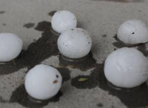 Unprecedented hailstorm in Sisian