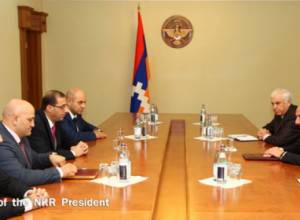 Armenian Minister of Sport in Artsakh