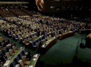 The delegates left the hall during Erdogan’s speech at the UNO