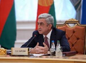 Serzh Sargsyan's address in Minsk