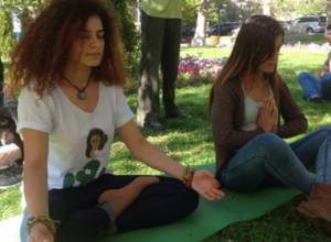 Вегетарианцы в Парке Маштоца 