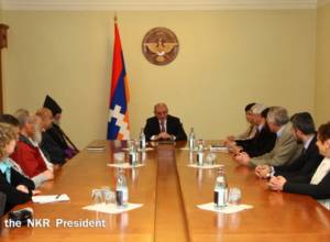 Бако Саакян принял гостей из Еревана