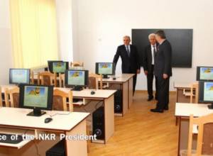 Opening of Stepanakert school