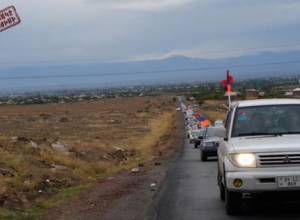 Big auto march- “The 100th anniversary without regime”