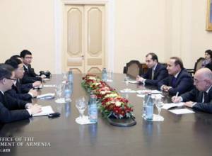 Овик Абраамян принял нового посла Китая Тьена Эрлонга