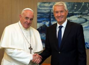 Pope Francis visits and addresses the Council of Europe