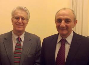 President Bako Sahakyan met in Rome