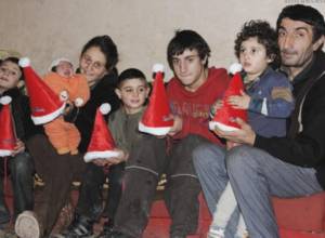 With six sons- at the empty table