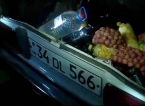 Украденные товары обнаружены в машине