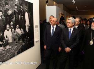 Officials- at the opening event of the museum of  Komitas.