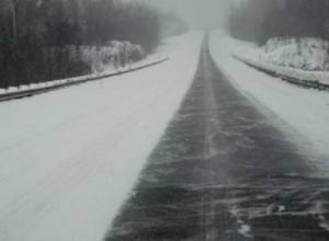 Black ice on some roads