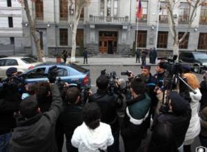 Protest action with the demand to hand over Permyakov to the Armenian side