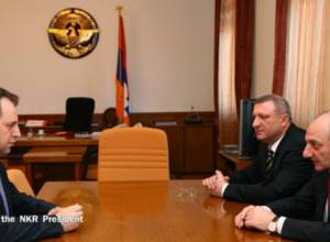 Artsakh President receives Chief of Staff of Aremnian President's Office