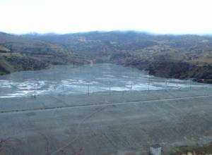 Tails of Nahatak Tailing Dump Owned by Akhtala Ore Dressing Combine Dumped into Debed