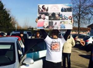 Automobile rally organized in Strasbourg in support of Founding Parliament