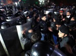 Ten men charged over Gyumri clashes