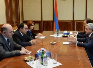 Serzh Sargsyan met with the representatives of the Rule of Law Party