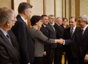 Serzh Sargsyan receives EuroNest PA Bureau members