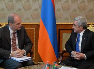 Серж Саргсян принял Марка Хортона