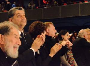 "All rise! The court is in session" performed in NY