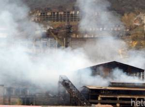 Hetq.am: Выбросы с завода, Алаверди охвачен дымом