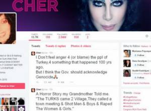 Cher calls on Turkey