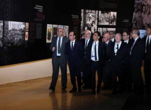 Four presidents visit Armenian Genocide Museum, leave notes in guestbook