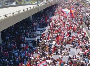 Memorial procession in Lebanon