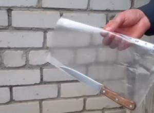 Во дворе дома следы крови