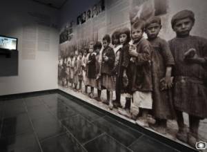 How were Armenian women and girls integrated into Muslim environment?