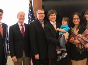 Morgenthau family plants a tree at Hrant Dink Memorial forest