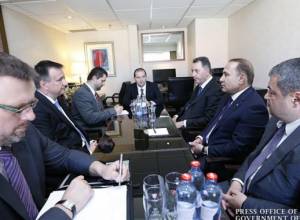 Овик Абраамян встретился с президентом компании “Чешские авиалинии”