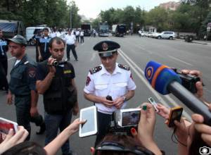 Valeri Osipyan say police are tolerant towards demonstrators