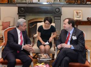 Sargsyan sent a congratulatory message to Obama