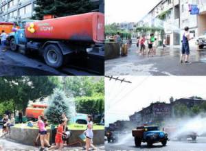 Վարդավառը Արաբկիրում մեկնարկել  է ջրցան մեքենաների շքերթով   