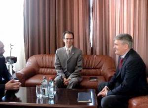 The NKR Minister of Foreign Affairs received the Head of the ICRC Mission