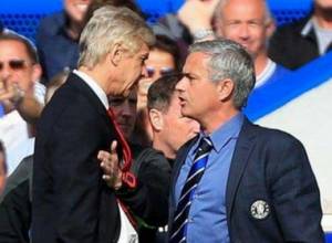 Ժոզե Մոուրինյոն կբարեւի Արսեն Վենգերին